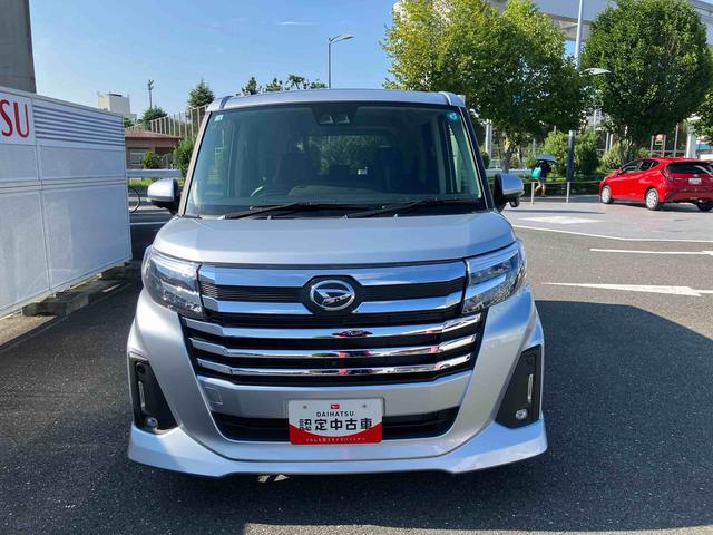 トールカスタムＧ　９インチディスプレイオーディオ　パノラマモニター保証　新車保証・まごころ保証　１年間・走行距離無制限付き・９インチディスプレイオーディオ装備・パノラマカメラ装備・ＬＥＤヘッドライト装備（東京都）の中古車