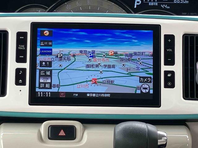 ムーヴキャンバス 中古車 ＧホワイトアクセントＶＳ　ＳＡＩＩＩ保証　まごころ保証　１年間・走行距離無制限付き・８インチナビ・パノラマカメラ・ドラレコ・ＥＴＣ装備・ＬＥＤヘッドライト装備