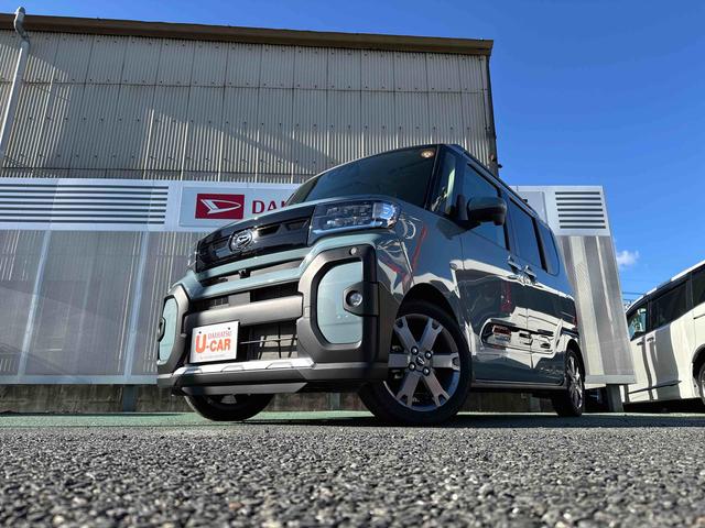 タントファンクロスターボ ディスプレイオーディオ・自動駐車パノラマモニタ 電格ミラー LEDランプ シートヒータ Pソナー 衝突軽減ブレーキ USB スマートキ 禁煙 i−stop 車線逸脱警報 1オーナー 盗難警報装置 オートライト アルミ TV ターボ(埼玉県)の中古車