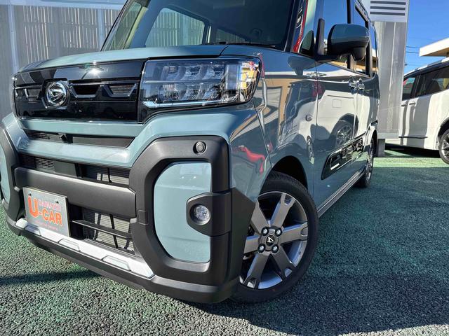 タントファンクロスターボ ディスプレイオーディオ・自動駐車パノラマモニタ 電格ミラー LEDランプ シートヒータ Pソナー 衝突軽減ブレーキ USB スマートキ 禁煙 i−stop 車線逸脱警報 1オーナー 盗難警報装置 オートライト アルミ TV ターボ(埼玉県)の中古車