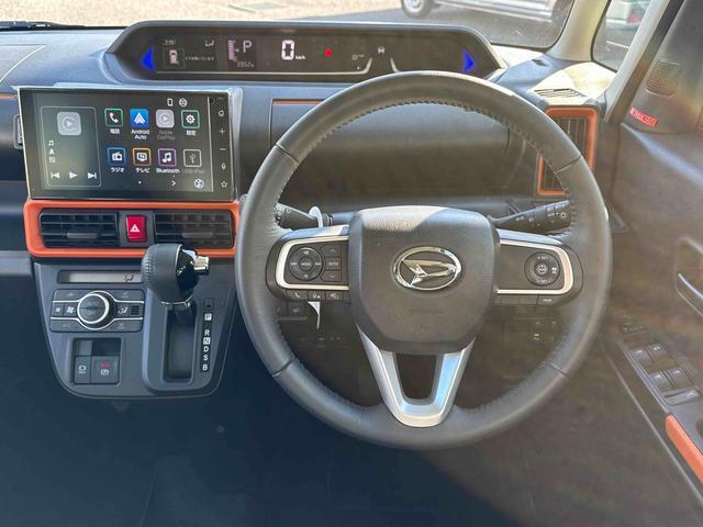 タントファンクロスターボ ディスプレイオーディオ・自動駐車パノラマモニタ 電格ミラー LEDランプ シートヒータ Pソナー 衝突軽減ブレーキ USB スマートキ 禁煙 i−stop 車線逸脱警報 1オーナー 盗難警報装置 オートライト アルミ TV ターボ(埼玉県)の中古車