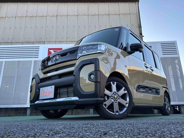 タントファンクロスターボ ナビTV アルミ キーフリースマートキ 禁煙 1オーナー ナビTV アルミ キーフリー ターボ ABS エアバッグ 記録簿(埼玉県)の中古車