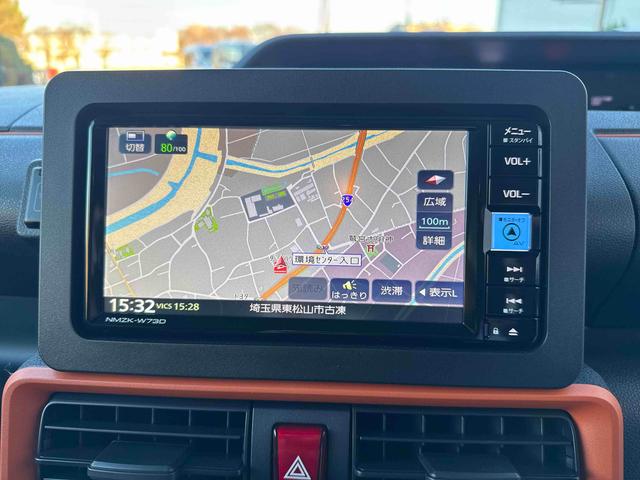 タントファンクロスターボ ナビTV アルミ キーフリースマートキ 禁煙 1オーナー ナビTV アルミ キーフリー ターボ ABS エアバッグ 記録簿(埼玉県)の中古車