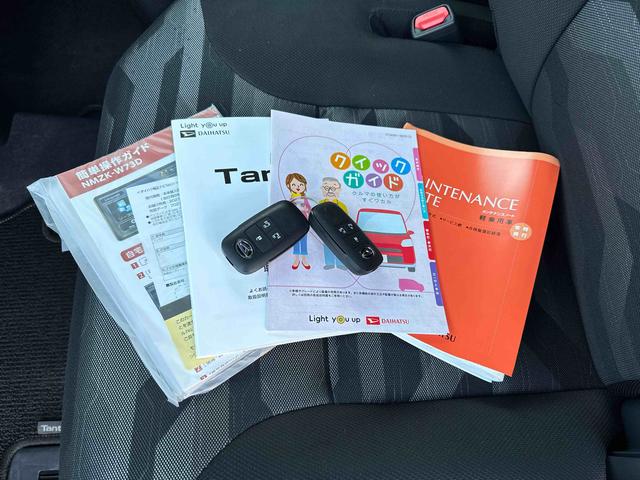 タントファンクロスターボ ナビTV アルミ キーフリースマートキ 禁煙 1オーナー ナビTV アルミ キーフリー ターボ ABS エアバッグ 記録簿(埼玉県)の中古車