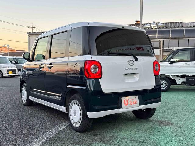 ムーヴキャンバスストライプスGターボACC レーダーブレーキ シートヒーターACC レーダーブレーキ 禁煙 1オーナー シートH オートハイビーム LEDヘッドライト クリアランスソナー ターボ車 スマートキー 記録簿 レーンキープ セキュリティーアラーム ベンチシート(埼玉県)の中古車