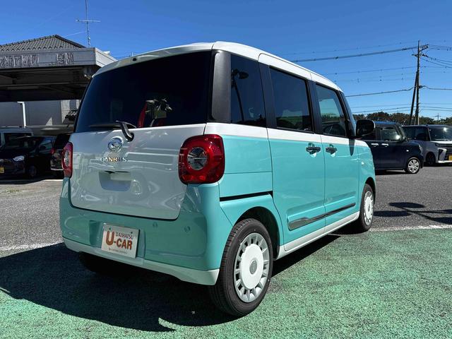 ムーヴキャンバスストライプスGターボ ディスプレーオーディオ1オーナー TV キーフリー タ−ボ 禁煙 スマートキー ABS エアバッグ(埼玉県)の中古車