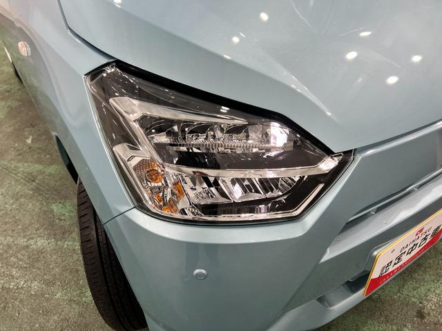 ミライースＸ　ＳＡIII　走行１１６１キロ／ＬＥＤヘッドライト一年保証・走行距離無制限　走行１１６１キロ　助手席エアバック　オートライト　オートマチックハイビーム　クリアランスソナー　アイドリングストップ（埼玉県）の中古車