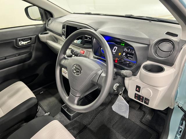 ミライースＸ　ＳＡIII　走行１１６１キロ／ＬＥＤヘッドライト一年保証・走行距離無制限　走行１１６１キロ　助手席エアバック　オートライト　オートマチックハイビーム　クリアランスソナー　アイドリングストップ（埼玉県）の中古車