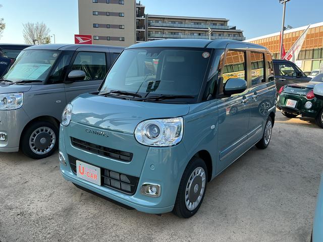 ムーヴキャンバスセオリーＧターボ　走行９６０キロ／ディスプレイオーディオ（埼玉県）の中古車