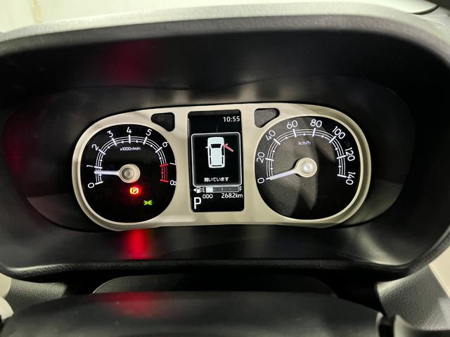 ムーヴキャンバスストライプスＧ　走行２６８２キロ／クリアランスソナー一年保証・走行距離無制限　走行２６８２キロ　サイドエアバック　クリアランスソナー　オートマチックハイビーム　オートライト　ＬＥＤヘッドライト　ベンチシート　シートヒーター　両側電動スライドドア（埼玉県）の中古車