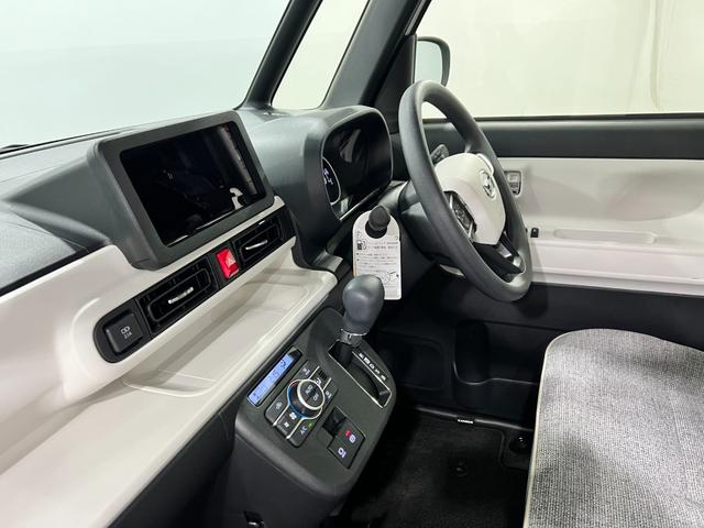 ムーヴキャンバスストライプスＧ　走行２６８２キロ／クリアランスソナー一年保証・走行距離無制限　走行２６８２キロ　サイドエアバック　クリアランスソナー　オートマチックハイビーム　オートライト　ＬＥＤヘッドライト　ベンチシート　シートヒーター　両側電動スライドドア（埼玉県）の中古車