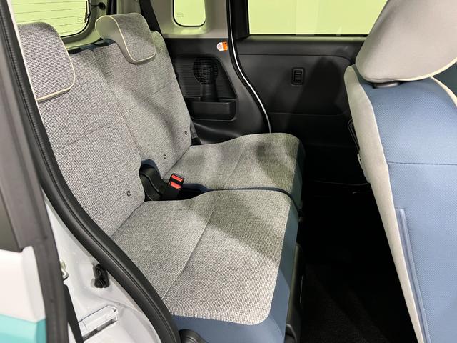 ムーヴキャンバスストライプスＧ　走行２６８２キロ／クリアランスソナー一年保証・走行距離無制限　走行２６８２キロ　サイドエアバック　クリアランスソナー　オートマチックハイビーム　オートライト　ＬＥＤヘッドライト　ベンチシート　シートヒーター　両側電動スライドドア（埼玉県）の中古車