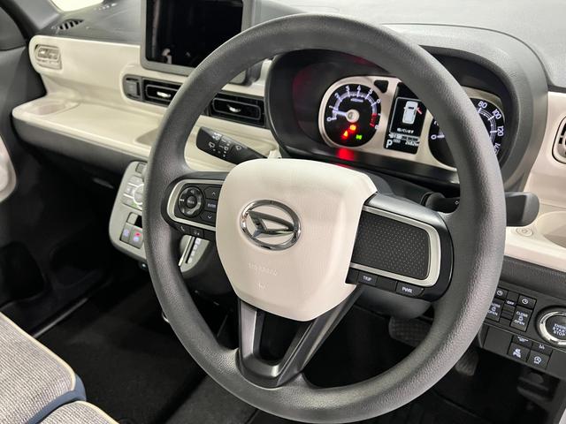 ムーヴキャンバスストライプスＧ　走行２６８２キロ／クリアランスソナー一年保証・走行距離無制限　走行２６８２キロ　サイドエアバック　クリアランスソナー　オートマチックハイビーム　オートライト　ＬＥＤヘッドライト　ベンチシート　シートヒーター　両側電動スライドドア（埼玉県）の中古車