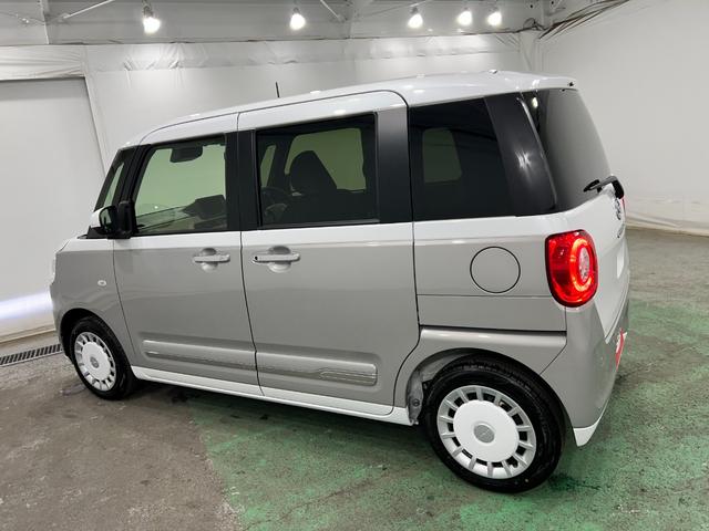 ムーヴキャンバスストライプスＧターボ　走行１５１３キロ／ＬＥＤヘッドライト一年保証・走行距離無制限　走行１５１３キロ　サイドエアバック　クリアランスソナー　オートマチックハイビーム　オートライト　ＬＥＤヘッドライト　ベンチシート　シートヒーター　両側電動スライドドア（埼玉県）の中古車