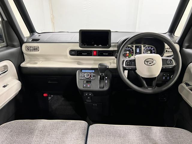 ムーヴキャンバスストライプスＧターボ　走行１５１３キロ／ＬＥＤヘッドライト一年保証・走行距離無制限　走行１５１３キロ　サイドエアバック　クリアランスソナー　オートマチックハイビーム　オートライト　ＬＥＤヘッドライト　ベンチシート　シートヒーター　両側電動スライドドア（埼玉県）の中古車