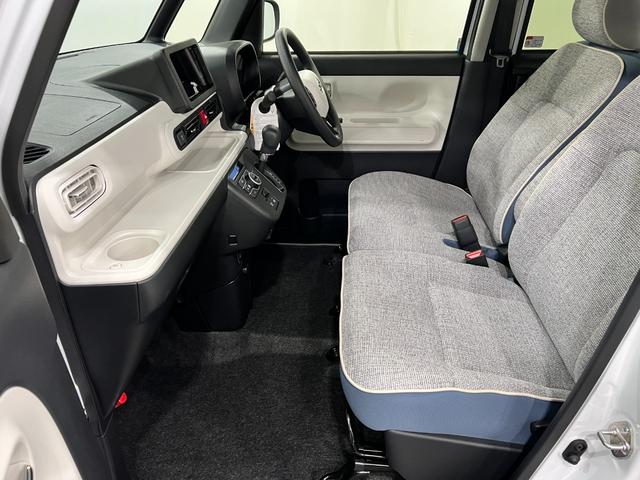 ムーヴキャンバスストライプスＧターボ　走行１５１３キロ／ＬＥＤヘッドライト一年保証・走行距離無制限　走行１５１３キロ　サイドエアバック　クリアランスソナー　オートマチックハイビーム　オートライト　ＬＥＤヘッドライト　ベンチシート　シートヒーター　両側電動スライドドア（埼玉県）の中古車