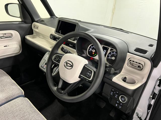 ムーヴキャンバスストライプスＧターボ　走行１５１３キロ／ＬＥＤヘッドライト一年保証・走行距離無制限　走行１５１３キロ　サイドエアバック　クリアランスソナー　オートマチックハイビーム　オートライト　ＬＥＤヘッドライト　ベンチシート　シートヒーター　両側電動スライドドア（埼玉県）の中古車