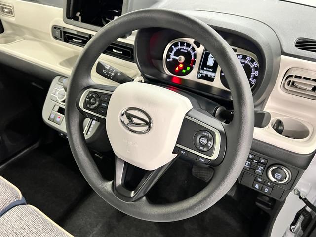 ムーヴキャンバスストライプスＧターボ　走行１５１３キロ／ＬＥＤヘッドライト一年保証・走行距離無制限　走行１５１３キロ　サイドエアバック　クリアランスソナー　オートマチックハイビーム　オートライト　ＬＥＤヘッドライト　ベンチシート　シートヒーター　両側電動スライドドア（埼玉県）の中古車