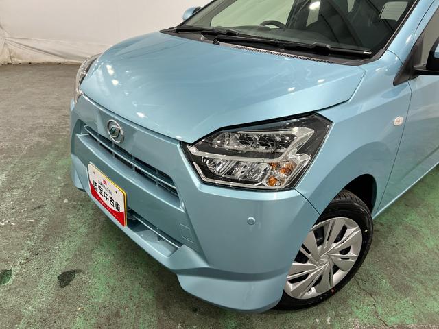 ミライースＸ　ＳＡIII　走行１２４キロ／ＬＥＤヘッドライト一年保証・走行距離無制限　走行１２４キロ　助手席エアバック　オートライト　オートマチックハイビーム　クリアランスソナー　アイドリングストップ（埼玉県）の中古車