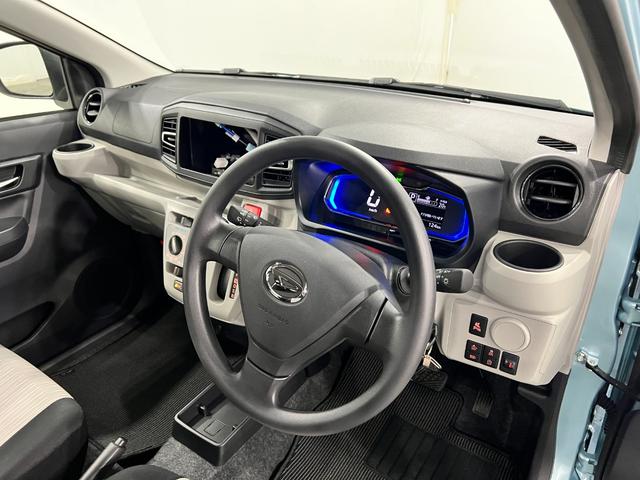 ミライースＸ　ＳＡIII　走行１２４キロ／ＬＥＤヘッドライト一年保証・走行距離無制限　走行１２４キロ　助手席エアバック　オートライト　オートマチックハイビーム　クリアランスソナー　アイドリングストップ（埼玉県）の中古車