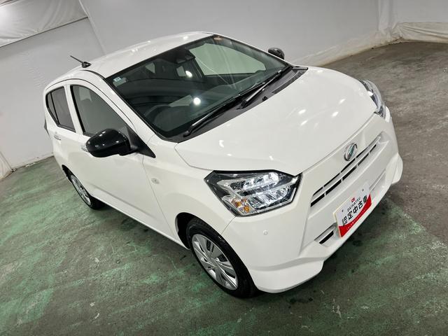 ミライースＸ　ＳＡIII　走行９１キロ／ＬＥＤヘッドランプ／純正マット１年保証距離無制限　走行距離９１キロ　純正カーペットマット　助手席エアバッグ　クリアランスソナー　ＬＥＤヘッドランプ　アイドリングストップ　電動格納式ドアミラー（埼玉県）の中古車