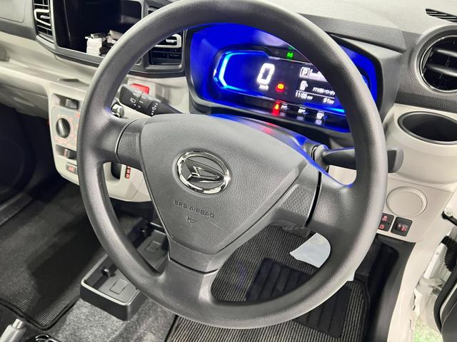 ミライースＸ　ＳＡIII　走行９１キロ／ＬＥＤヘッドランプ／純正マット１年保証距離無制限　走行距離９１キロ　純正カーペットマット　助手席エアバッグ　クリアランスソナー　ＬＥＤヘッドランプ　アイドリングストップ　電動格納式ドアミラー（埼玉県）の中古車