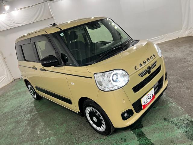 ムーヴキャンバスセオリーGターボ 雹害車/走行1335キロ/ブラウン内装保証1年間・距離無制限付き キーフリー シートヒーター USB入力端子 クリアランスソナー 両側電動スライドドア LEDヘッドライト オートライト(埼玉県)の中古車
