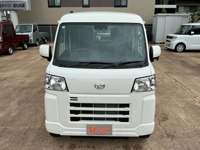 ハイゼットカーゴクルーズ 走行4キロ/登録済未使用車一年保証・走行距離無制限 走行4キロ 助手席エアバック オートライト オートマチックハイビーム クリアランスソナー アイドリングストップ(埼玉県)の中古車