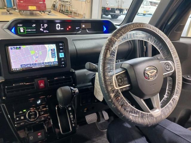 タントカスタムＲＳ走行距離６０３ｋｍ　当店試乗車上がりの１台です♪１年保証距離無制限　走行距離６０３ｋｍ　純正フルセグナビ　ＥＴＣ　バックカメラ　ブルートゥース　純正マット　オートライト　シートヒーター　　オート格納式ドアミラー　キーフリー（埼玉県）の中古車