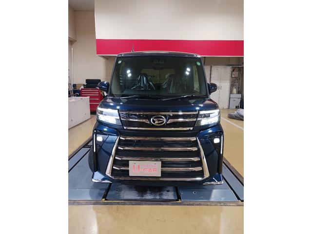 タントカスタムＲＳ走行距離６０３ｋｍ　当店試乗車上がりの１台です♪１年保証距離無制限　走行距離６０３ｋｍ　純正フルセグナビ　ＥＴＣ　バックカメラ　ブルートゥース　純正マット　オートライト　シートヒーター　　オート格納式ドアミラー　キーフリー（埼玉県）の中古車