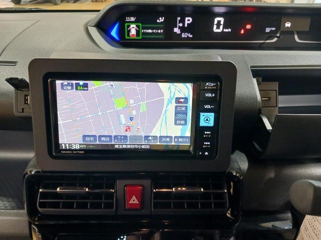 タントカスタムＲＳ走行距離６０３ｋｍ　当店試乗車上がりの１台です♪１年保証距離無制限　走行距離６０３ｋｍ　純正フルセグナビ　ＥＴＣ　バックカメラ　ブルートゥース　純正マット　オートライト　シートヒーター　　オート格納式ドアミラー　キーフリー（埼玉県）の中古車