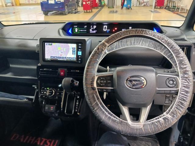 タントカスタムＲＳ走行距離６０３ｋｍ　当店試乗車上がりの１台です♪１年保証距離無制限　走行距離６０３ｋｍ　純正フルセグナビ　ＥＴＣ　バックカメラ　ブルートゥース　純正マット　オートライト　シートヒーター　　オート格納式ドアミラー　キーフリー（埼玉県）の中古車