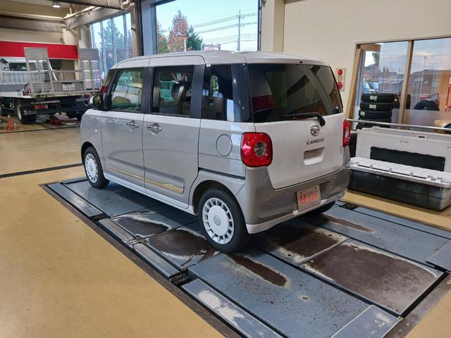 ムーヴキャンバスストライプスG 走行7672キロ/9型ディスプレイオーディオ1年保証距離無制限 走行距離7672キロ ディスプレイオーディオ バックカメラ LEDヘッドランプ アイドリングストップ 両側電動スライドドア オート格納式ドアミラー プッシュボタンスタート(埼玉県)の中古車