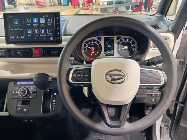 ムーヴキャンバスストライプスG 走行7672キロ/9型ディスプレイオーディオ1年保証距離無制限 走行距離7672キロ ディスプレイオーディオ バックカメラ LEDヘッドランプ アイドリングストップ 両側電動スライドドア オート格納式ドアミラー プッシュボタンスタート(埼玉県)の中古車