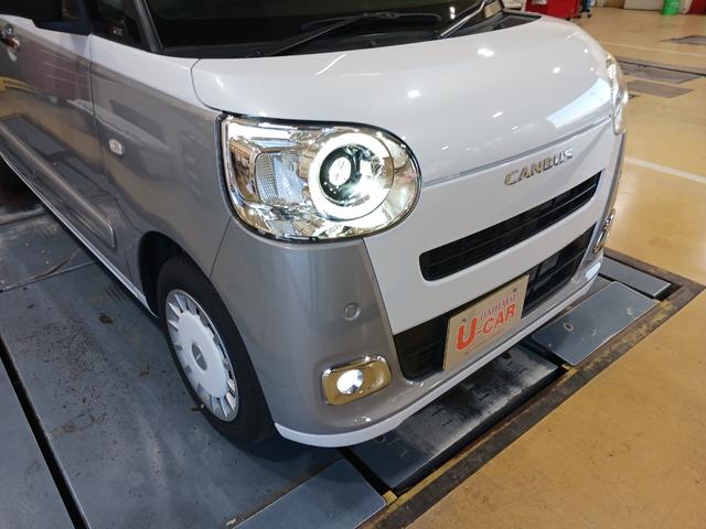 ムーヴキャンバスストライプスG 走行7672キロ/9型ディスプレイオーディオ1年保証距離無制限 走行距離7672キロ ディスプレイオーディオ バックカメラ LEDヘッドランプ アイドリングストップ 両側電動スライドドア オート格納式ドアミラー プッシュボタンスタート(埼玉県)の中古車