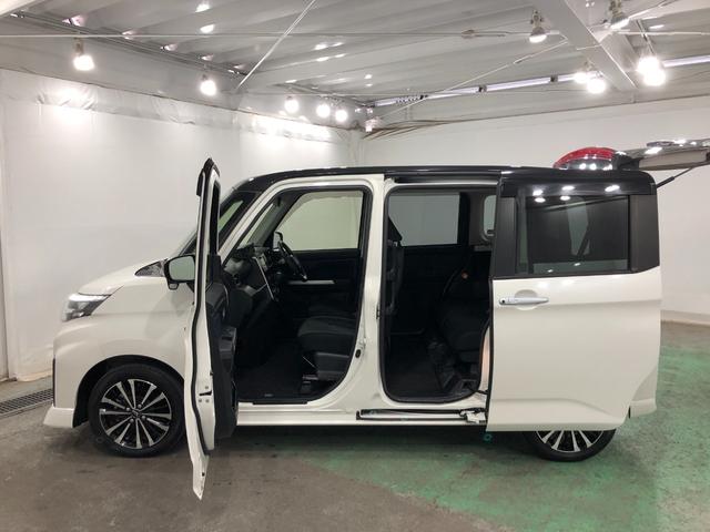 トールカスタムG ターボ 走行29660キロ/純正ナビ/ドラレコ1年保証距離無制限 走行距離29660キロ 純正フルセグナビ パノラマモニター ドラレコ 純正マット LEDヘッドランプ 両側電動スライドドア プッシュボタンスタート オート格納式ドアミラー(埼玉県)の中古車