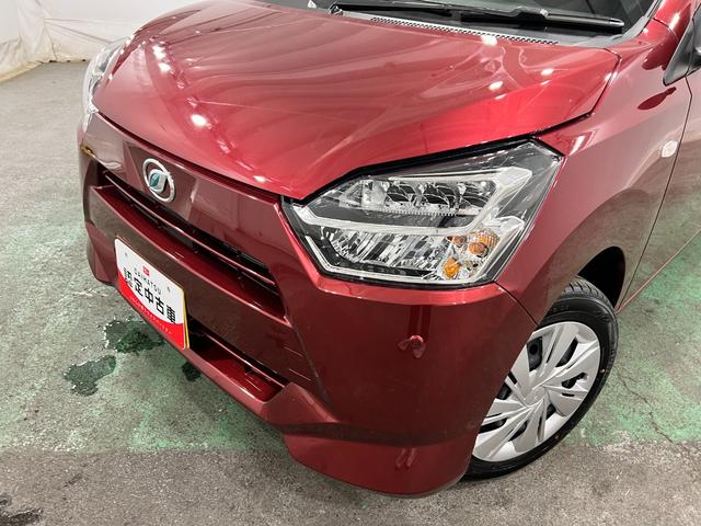 ミライースＸ　ＳＡIII　走行１５５２キロ／ＬＥＤヘッドライト一年保証・走行距離無制限　走行１５２２キロ　助手席エアバック　オートライト　オートマチックハイビーム　クリアランスソナー　アイドリングストップ（埼玉県）の中古車