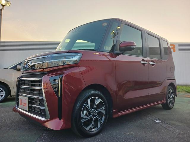 タントカスタムX 9インチディスプレイオーディオ バックカメラ走行距離8067キロ 1年保証・走行距離無制限 新車保証継承対応 フルセグTV Bluetooth バックカメラ 両側電動スライドドア 電動パーキングブレーキ スマートキー LEDヘッドライト(埼玉県)の中古車