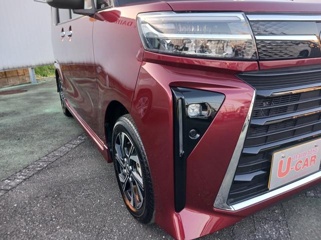 タントカスタムX 9インチディスプレイオーディオ バックカメラ走行距離8067キロ 1年保証・走行距離無制限 新車保証継承対応 フルセグTV Bluetooth バックカメラ 両側電動スライドドア 電動パーキングブレーキ スマートキー LEDヘッドライト(埼玉県)の中古車