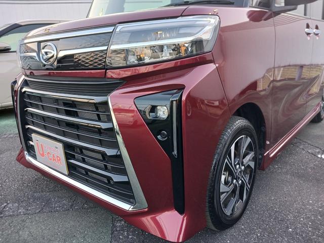 タントカスタムX 9インチディスプレイオーディオ バックカメラ走行距離8067キロ 1年保証・走行距離無制限 新車保証継承対応 フルセグTV Bluetooth バックカメラ 両側電動スライドドア 電動パーキングブレーキ スマートキー LEDヘッドライト(埼玉県)の中古車