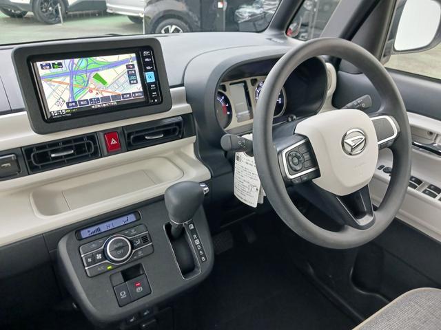 ムーヴキャンバスストライプスＧ　純正ナビ　バックカメラ　両側電動スライドドア走行距離５７６４キロ　新車保証継承　１年保証？走行距離無制限　ＬＥＤヘッドライト　運転席助手先シートヒーター　スマートアシスト　キーフリーシステム　電子パーキングブレーキ　キーフリーシステム（埼玉県）の中古車