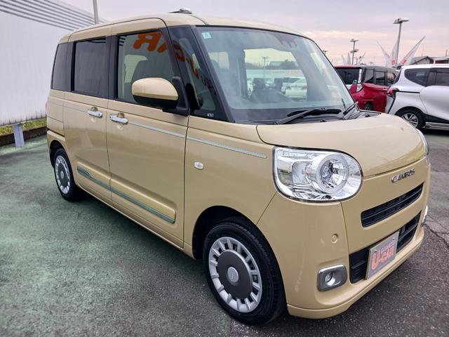 ムーヴキャンバスセオリーＧ　スマートアシスト　両側電動スライドドア走行距離３８５４キロ　新車保証継承　１年保証・走行距離無制限　汎用品マット　キーフリーシステム　ＬＥＤヘッドライト　運転席助手席シートヒーター　オートエアコン　オートライト　エコアイドル（埼玉県）の中古車