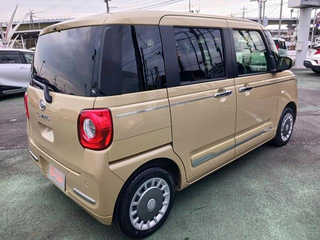 ムーヴキャンバスセオリーＧ　スマートアシスト　両側電動スライドドア走行距離３８５４キロ　新車保証継承　１年保証・走行距離無制限　汎用品マット　キーフリーシステム　ＬＥＤヘッドライト　運転席助手席シートヒーター　オートエアコン　オートライト　エコアイドル（埼玉県）の中古車