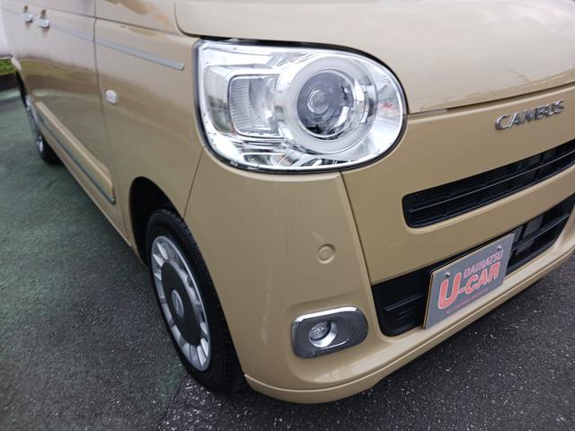 ムーヴキャンバスセオリーＧ　スマートアシスト　両側電動スライドドア走行距離３８５４キロ　新車保証継承　１年保証・走行距離無制限　汎用品マット　キーフリーシステム　ＬＥＤヘッドライト　運転席助手席シートヒーター　オートエアコン　オートライト　エコアイドル（埼玉県）の中古車