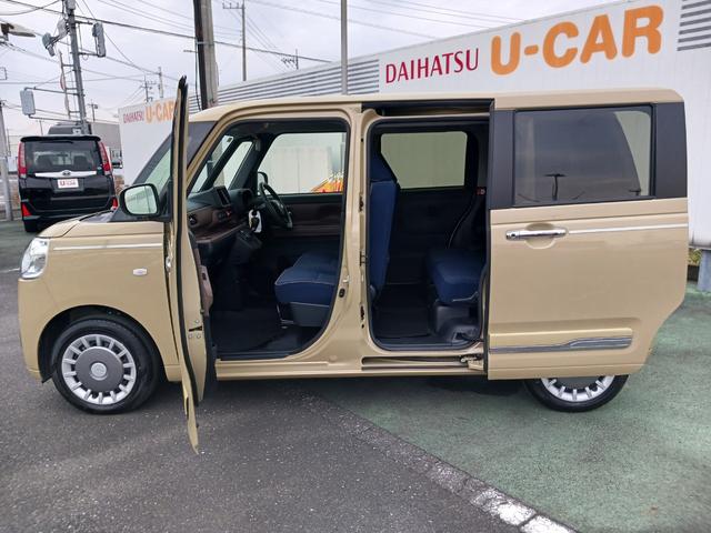 ムーヴキャンバスセオリーＧ　スマートアシスト　両側電動スライドドア走行距離３８５４キロ　新車保証継承　１年保証・走行距離無制限　汎用品マット　キーフリーシステム　ＬＥＤヘッドライト　運転席助手席シートヒーター　オートエアコン　オートライト　エコアイドル（埼玉県）の中古車