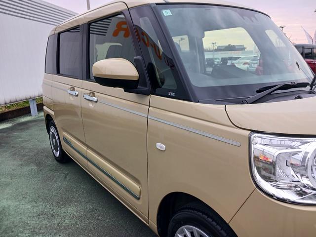 ムーヴキャンバスセオリーＧ　スマートアシスト　両側電動スライドドア走行距離３８５４キロ　新車保証継承　１年保証・走行距離無制限　汎用品マット　キーフリーシステム　ＬＥＤヘッドライト　運転席助手席シートヒーター　オートエアコン　オートライト　エコアイドル（埼玉県）の中古車