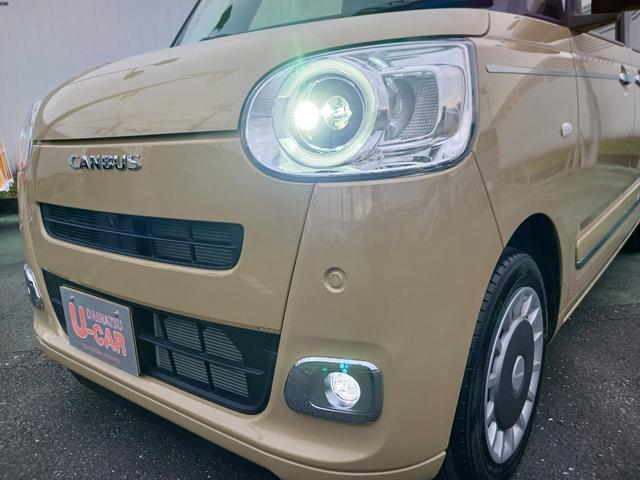 ムーヴキャンバスセオリーＧ　スマートアシスト　両側電動スライドドア走行距離３８５４キロ　新車保証継承　１年保証・走行距離無制限　汎用品マット　キーフリーシステム　ＬＥＤヘッドライト　運転席助手席シートヒーター　オートエアコン　オートライト　エコアイドル（埼玉県）の中古車