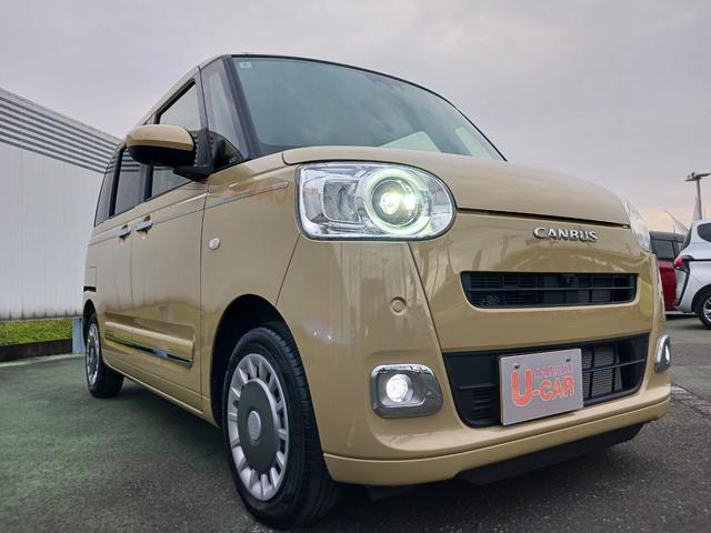 ムーヴキャンバスセオリーＧ　スマートアシスト　両側電動スライドドア走行距離３８５４キロ　新車保証継承　１年保証・走行距離無制限　汎用品マット　キーフリーシステム　ＬＥＤヘッドライト　運転席助手席シートヒーター　オートエアコン　オートライト　エコアイドル（埼玉県）の中古車