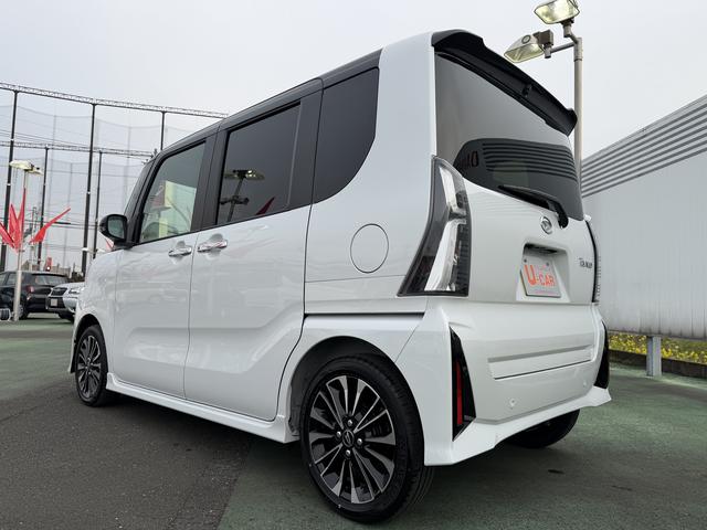 タントカスタムＲＳ　９インチディスプレイオーディオ　バックカメラ走行距離１０１６キロ　１年保証・走行距離無制限　新車保証継承　クルーズコントロール　ＥＴＣ　両側電動スライドドア　ＬＥＤヘッドライト　１５インチアルミホイール　電動パーキングブレーキ　シートヒーター（埼玉県）の中古車