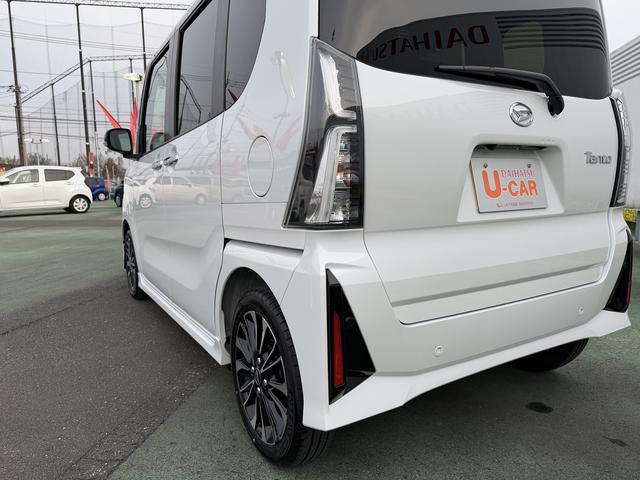 タントカスタムＲＳ　９インチディスプレイオーディオ　バックカメラ走行距離１０１６キロ　１年保証・走行距離無制限　新車保証継承　クルーズコントロール　ＥＴＣ　両側電動スライドドア　ＬＥＤヘッドライト　１５インチアルミホイール　電動パーキングブレーキ　シートヒーター（埼玉県）の中古車